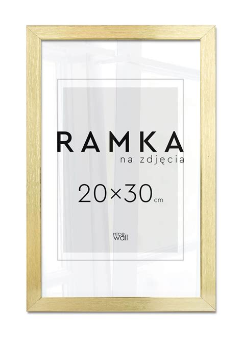 Złote ramki na zdjęcia i ramy do obrazu 